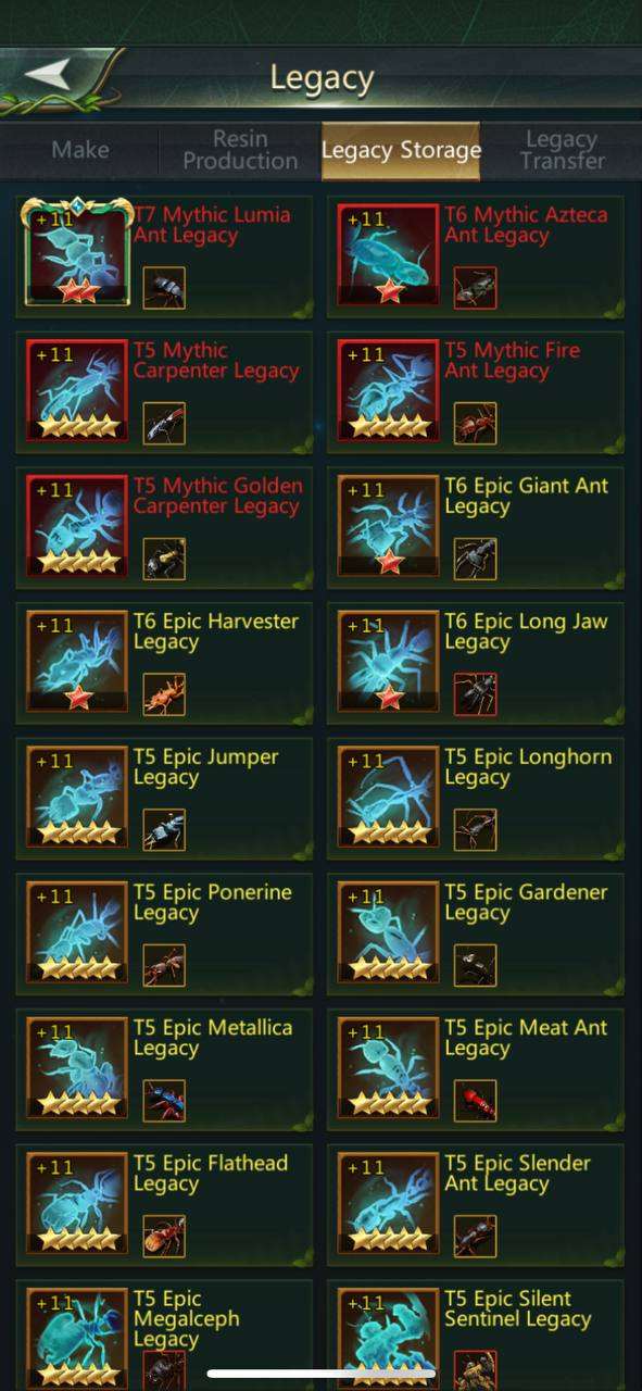 продажа аккаунта к игре Ant Legion